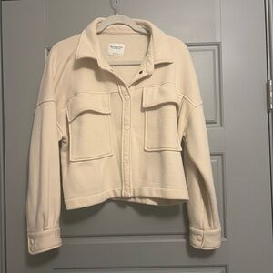 Abercrombie Fleece Cropped Jacket